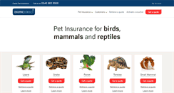 Desktop Screenshot of exoticdirect.co.uk