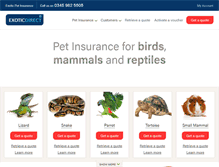 Tablet Screenshot of exoticdirect.co.uk